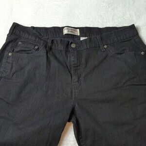 Levi's Stretch Bootcut Black Jeans Size 18